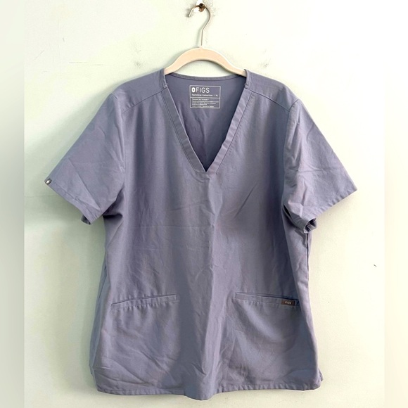 Figs Set. Space Dye Vapor Blue. - Picture 6 of 9